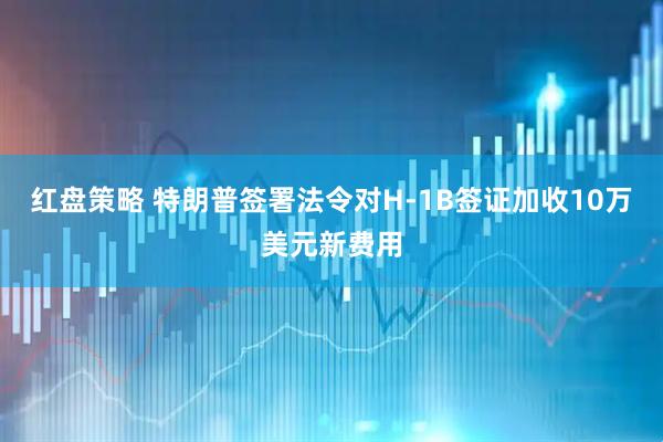 红盘策略 特朗普签署法令对H-1B签证加收10万美元新费用